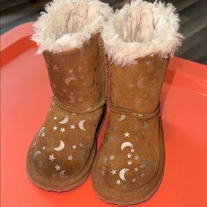 UGG Tan Boots with Brown Bows